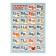Poster "English alphabet with Russian transcription" 34x49 cm