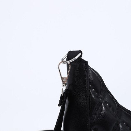 Bag-baget with a zipper, black color-3