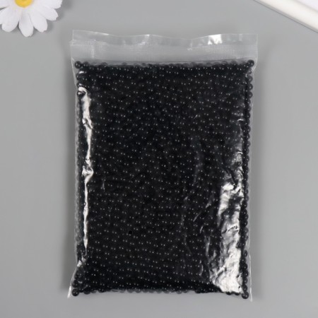 A set of beads "Pearls" D 6 mm, 250 gr, black-2