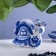 Souvenir "Snail with a house", 9 cm, gzhel