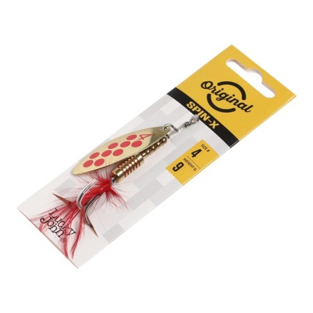 Lucky John Spin X Long 04, 9 g spinning spinners, GR color-1