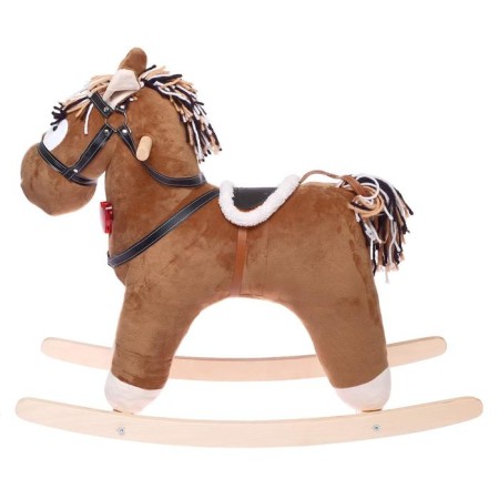 Musical rocking "Horse Svan", brown color-1