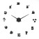 Watching interior clocks for the kitchen, 3D "Coffee time", sticker, large, D-120 cm