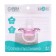 Nipple - orthodontic dummy, silicone, +6 months, with a cap, purple color