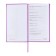 The weekly dated 2025, 85x145 mm, 64 sheets of Escalada, a solid cover made of artificial leather, pancake embossing, block 70 g/m², lilac
