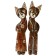 Souvenir tree "A couple of cats in clothes" (set 2 pcs) 50x12x12 cm