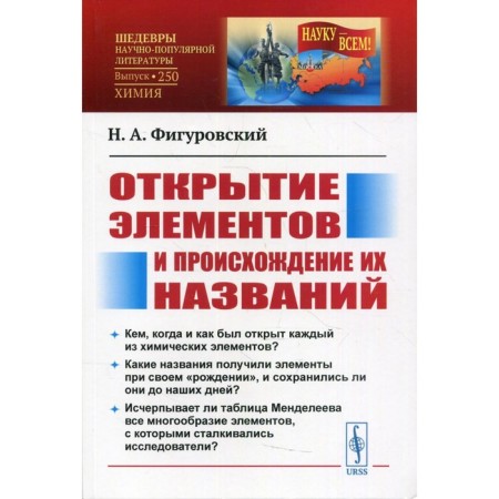 The discovery of elements and the origin of their names. 2nd edition. Figerovsky N.A.