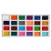 A watercolor art in cuvette, 24 colors