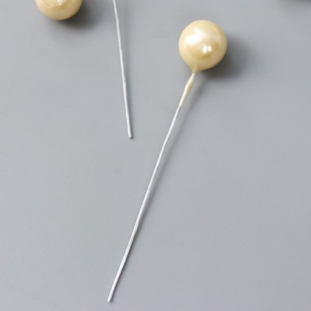Decor for creativity "Pearl ball" d = 1 cm set of 25 pcs 5.5x1x1 cm