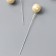 Decor for creativity "Pearl ball" d = 1 cm set of 25 pcs 5.5x1x1 cm