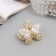 Hair crab "Dorothy" butterfly, 4 cm, gold