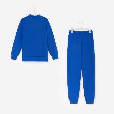 Costume (jumper, trousers), children are launched, cornflower color, height 98 cm-8