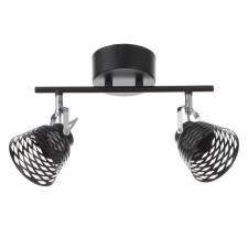 Спот ЭкономСвет Джек 2х5Вт LED 3000К 460Лм чёрный 30х21х14 см