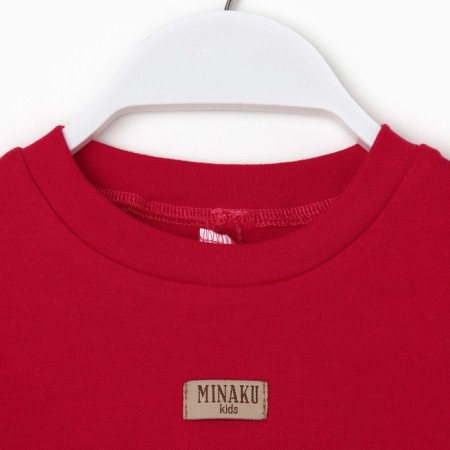 Kidsa (sweatshirt, shorts) minku, fuchsia color, height 80-86 cm-14