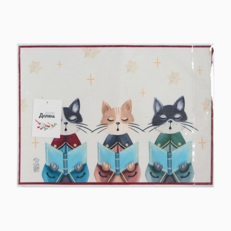 New Year's napkin on the table "See", 40x29cm-3