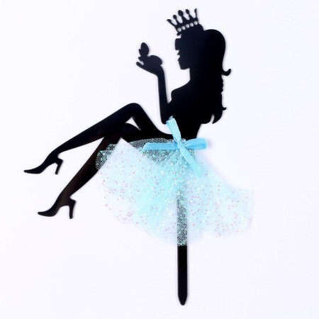 Topper "Girl" with a crown-4