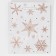 New Year's laminated gift packet "Snowflakes", s 11.5 x 14.5 x 5.5 cm