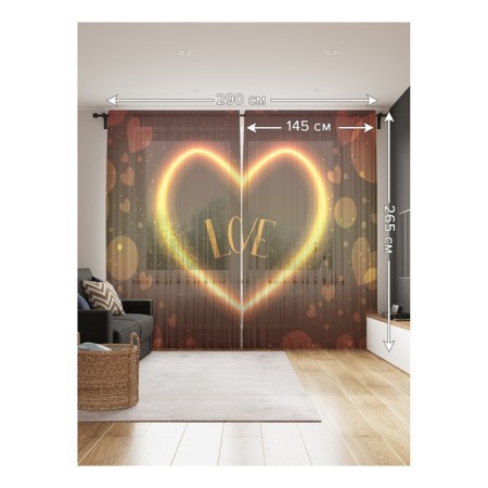 Photo "Love", size 145x265 cm, 2 pcs-1