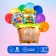 Set of balls "Happy Birthday. Gift ", latex, foil, 9 pcs.