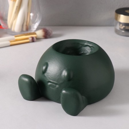 Interior item "Ball with eyes" 7*12cm emerald-4