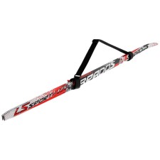 Ligaments for skis with belt, black color