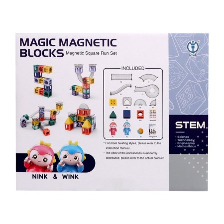 Magnetic designer "Marble", 52 parts-3