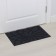 Rug giving moisture -drinking share, without edging, 38 × 58 cm, blue color