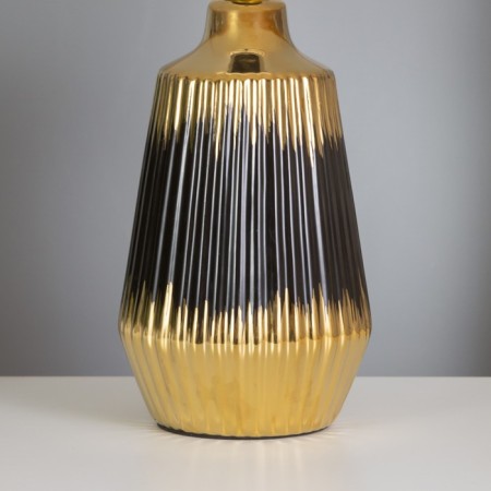 Table lamp "Carmen" 1x40W E14 black/gold 24x24x40cm-3