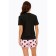 Female set: T -shirt, Monsi shorts, size m, black color