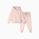 A set for a girl (sweatshirt, trousers) comb, beige color, height 98 cm
