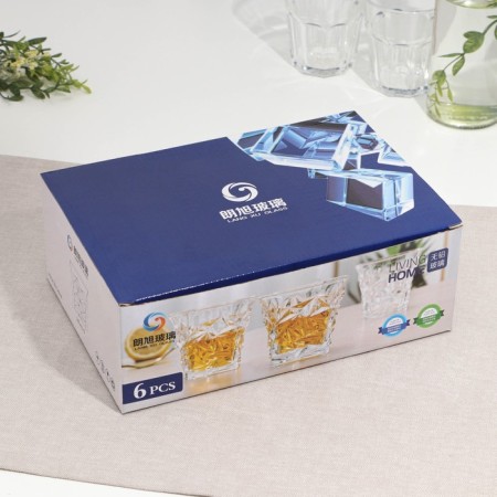 A set of low glasses, glass, d = 10 cm, h = 9 cm, 285 ml, 6 pcs-3