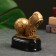 Stele "Football: Golden Ball" 11x11x7 cm