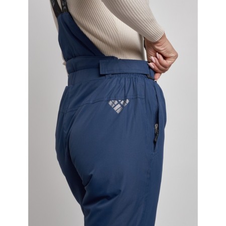 Semi-combinezone ski insulated female winter, size 50, dark blue color-11