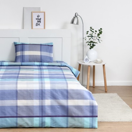 Bed linen 2 joint venture and I am Blue Square 173x215cm, 175x214cm, 50x70cm-2pcs, 60g/m2, microfiber-2