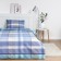 Bed linen 2 joint venture and I am Blue Square 173x215cm, 175x214cm, 50x70cm-2pcs, 60g/m2, microfiber