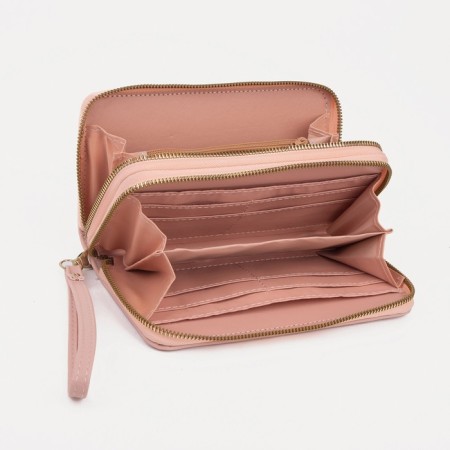 Women's wallet on lightning, pink color-3