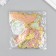 Butterflies cardboard double wings "openwork. Delicate colors" set 12 pcs h = 4-10 cm on magnet
