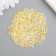 Glass beads 11/0 "Melange yellow. Gloss" 10 g