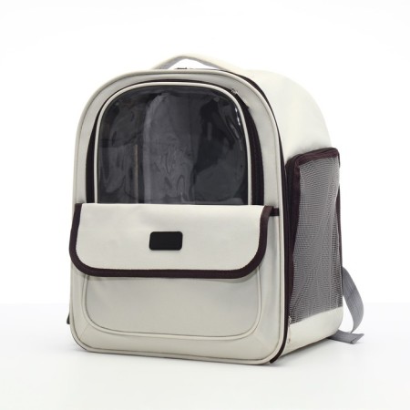 A backpack-carrier for cats and dogs, 30 x 40 x 25 cm, white-3