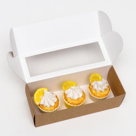 Box with window for roll, craft, 26 x 10 x 8 cm-1