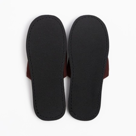Male slippers, brown color, size 41-2