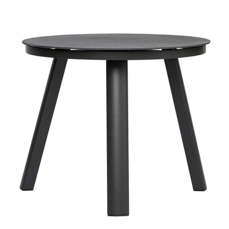 Dining table Leif, 900 × 900 × 750 mm, dark gray color-2