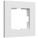Frame for 1 post Slab (white matt) w0012961