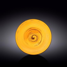 Тарелка глубокая Wilmax England Spiral, d=22.5 см, 1.1 л, цвет жёлтый
