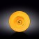 Deep plate Wilmax England Spiral, D = 22.5 cm, 1.1 l, yellow color