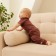 Children's pants minku, brown color, height 62-68 cm