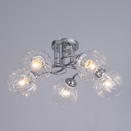 Closure ceiling deb 5x40W E27 chrome 52x52x22 cm-1
