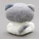 Soft toy "cat", 22 cm, gray color