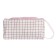 School Penal "Scotland" with a zipper 2 compartments, white/pink color