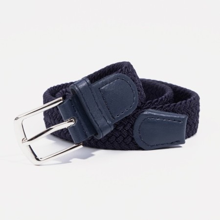 Building belt, width 2.5 cm, metal buckle, blue color